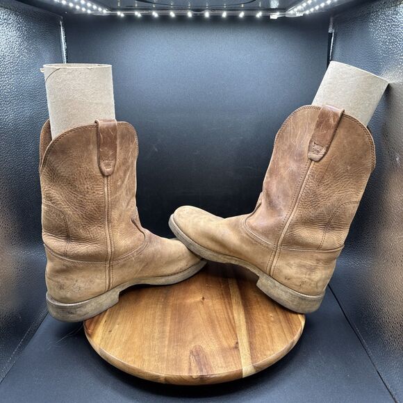 Georgia Farm and Ranch Men's Size 10 EE Wide Work Boots Brown Pull On  G5814 - Picture 5 of 8